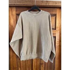Elwood crewneck pullover brown small